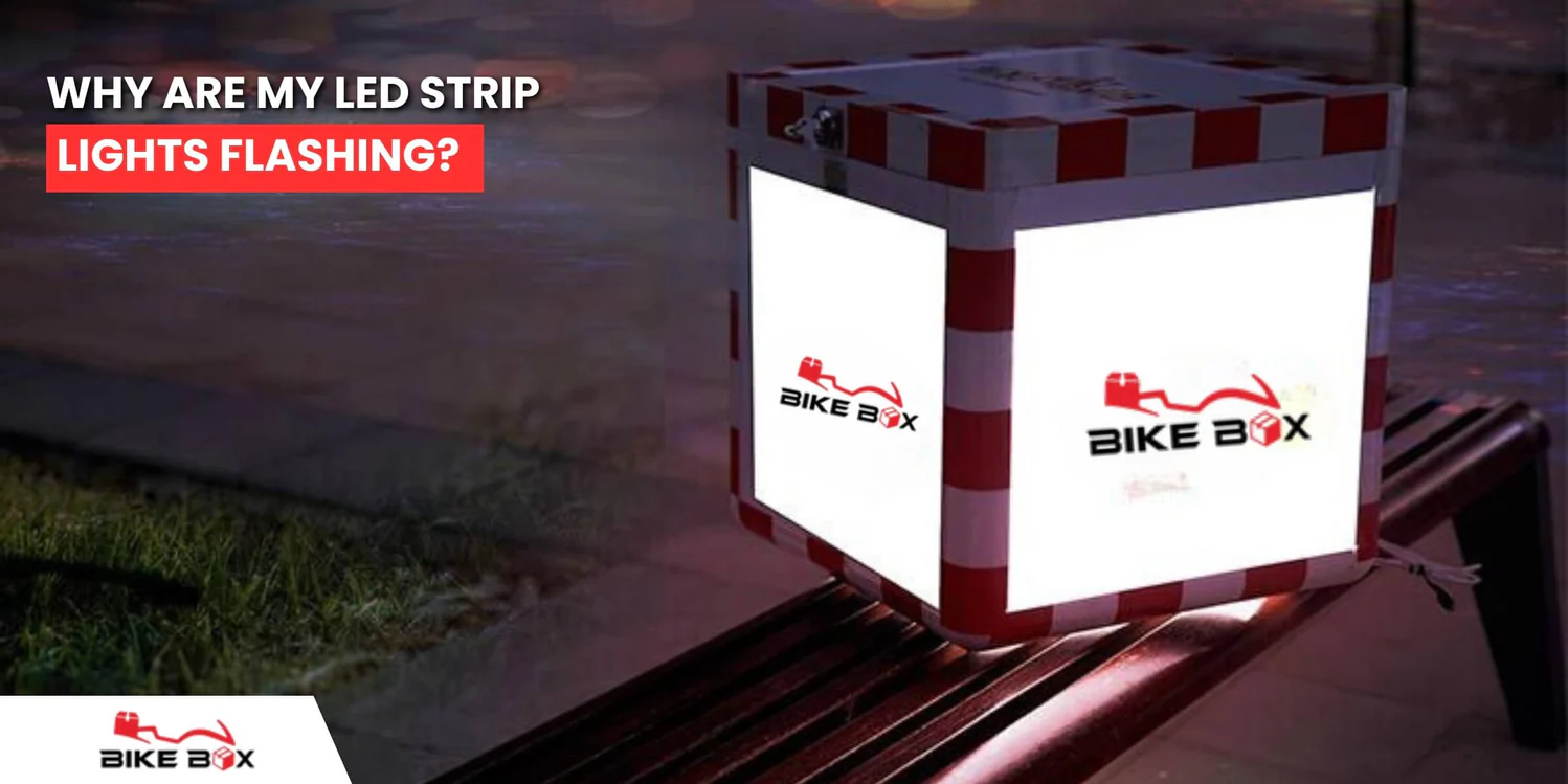 Flashing LED strip lights